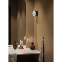 Hubble 12 Væglampe/loftlampe IP44 Hvid/Sort