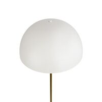 Stockholm gulvlampe hvid/messing