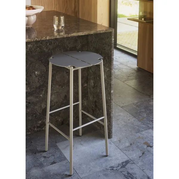 NOVO Bar Stool H75 Taupe