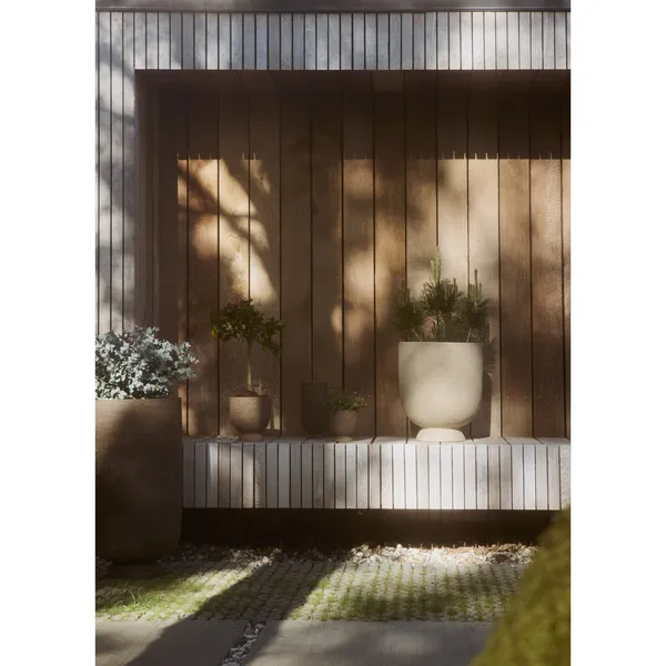 TERRA Flowerpot/Vase H75xØ40 Sand