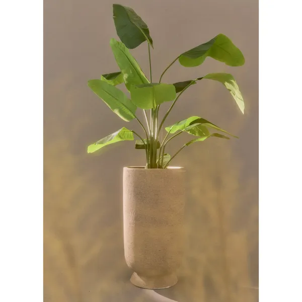 TERRA Flowerpot/Vase H75xØ40 Sand