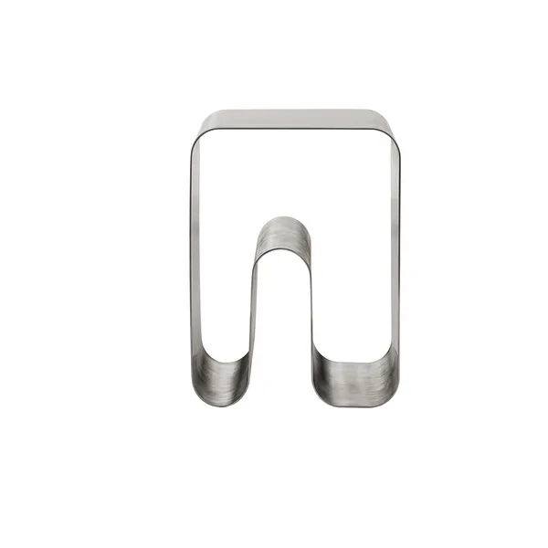 CURVA SOLID Hocker Silber