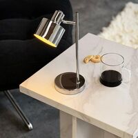Ocean Mini Portable Table Lamp LED Chrome