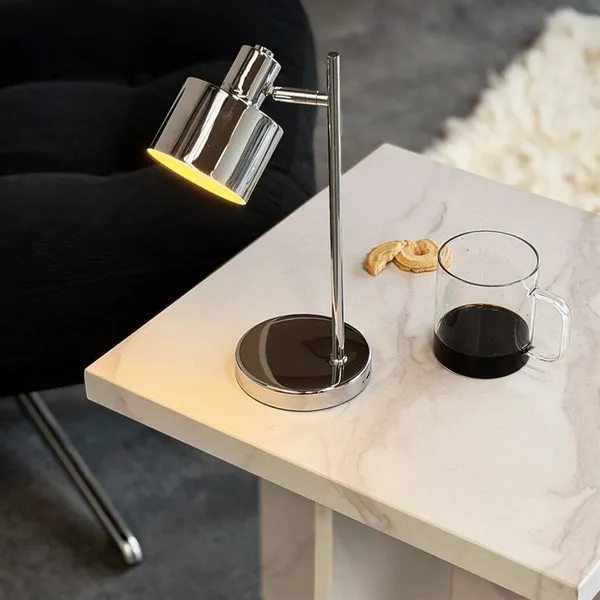 Ocean Mini Portable Table Lamp LED Chrome