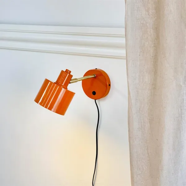 Ocean Wandlamp Oranje/Messing