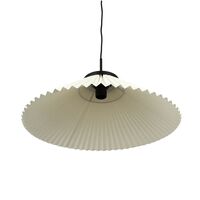 Plissé Pendel Sort/Off White