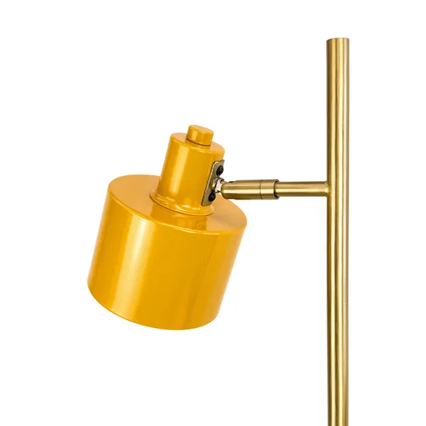 Ocean Gulvlampe 3 Skærme Karry/Turkis/Messing