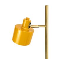 Ocean Gulvlampe 3 Skærme Karry/Turkis/Messing