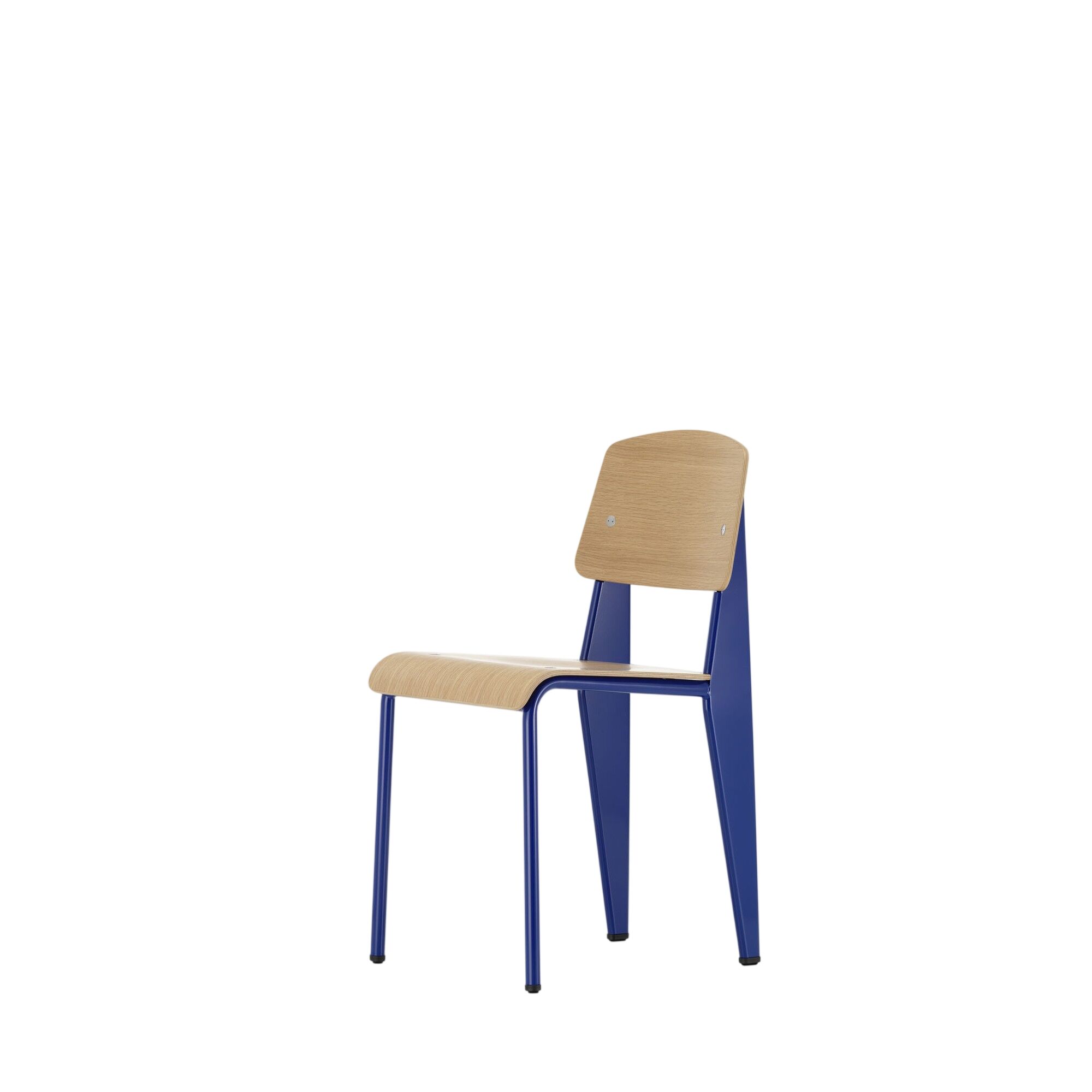 Standard Spisestuestol Prouvé Bleu Marcoule/Eik