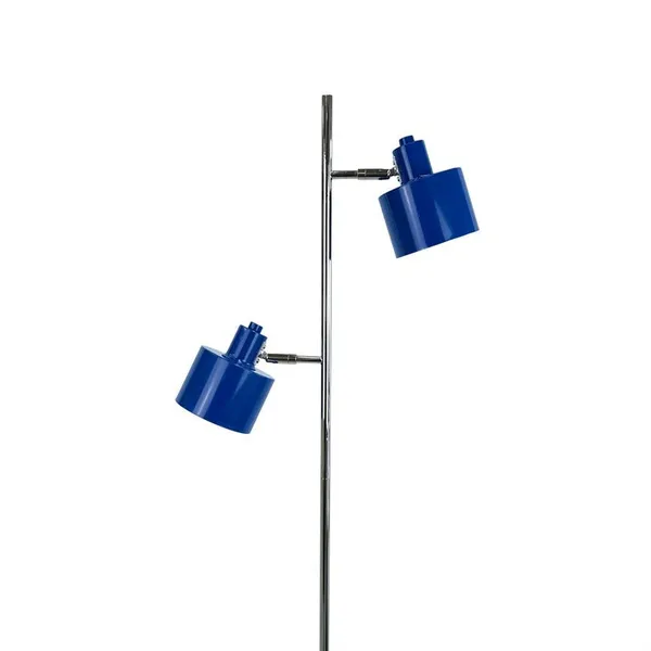 Ocean gulvlampe blå/krom
