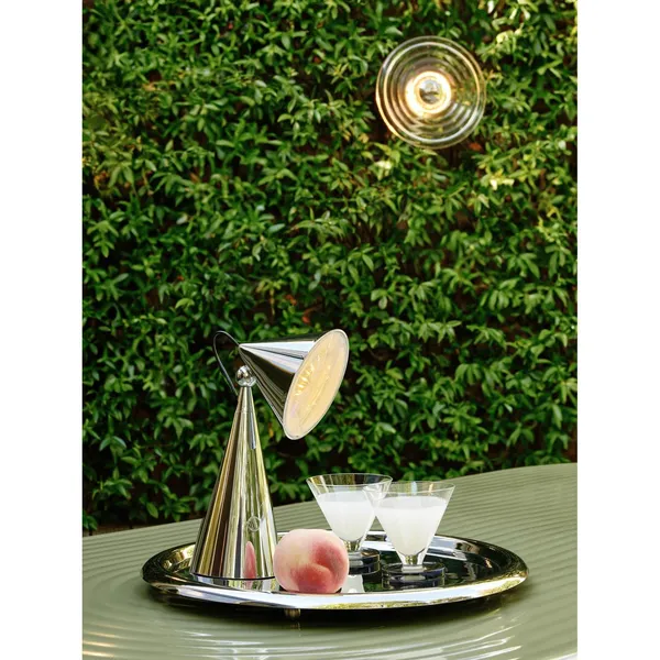 Pose Portable Lamp Silver