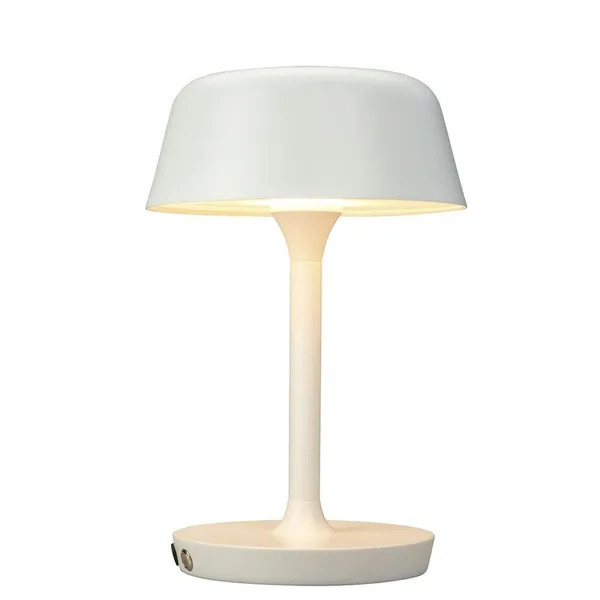 Lampe de table portable Valencia LED blanche