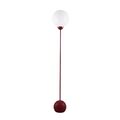 Burgundy / White