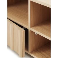 Rib Sideboard Niedrig Hybrid Eiche