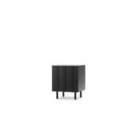 Rib Bedside Table Soft Black