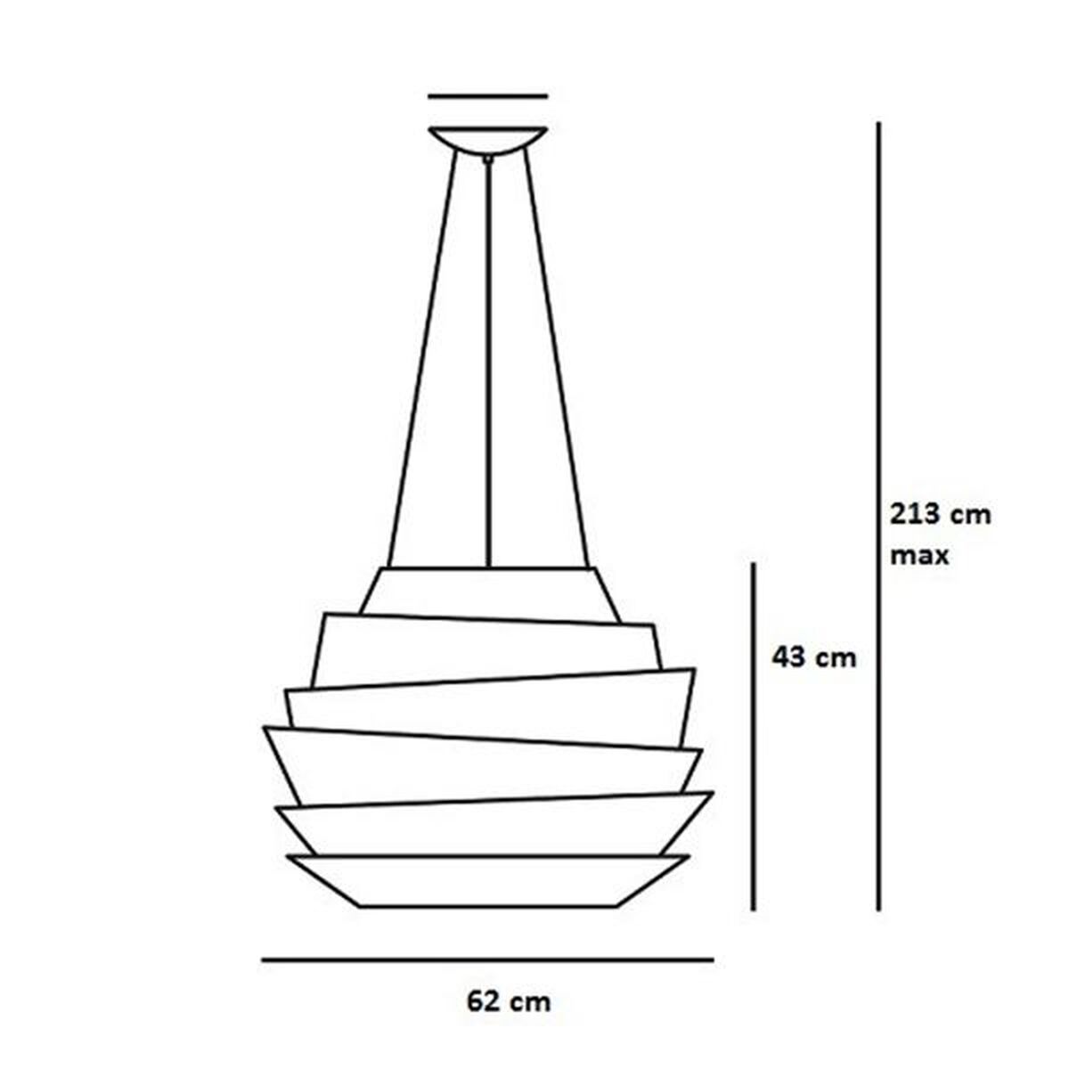 Le Soleil Lampadario Bianco