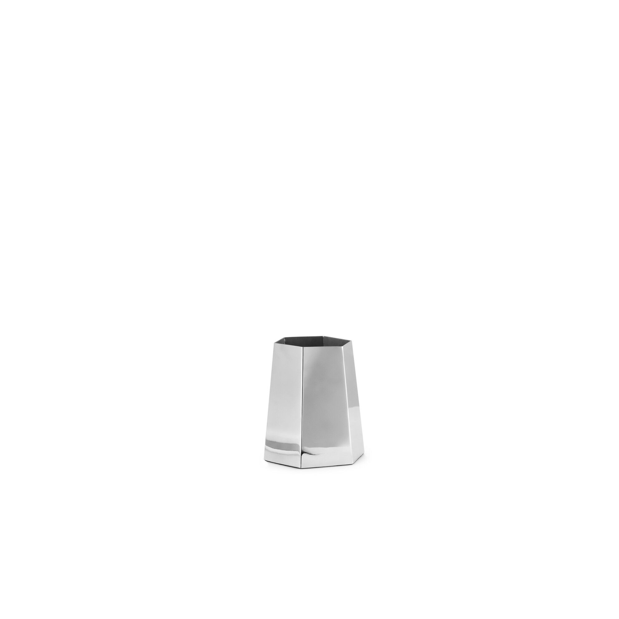 Hexa Vase Medium Rustfritt Stål