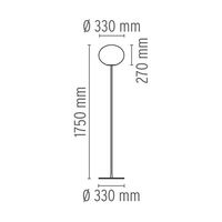 Glo-Ball F2 Stehlampe
