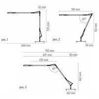 Kelvin T LED Tafellamp Zwart
