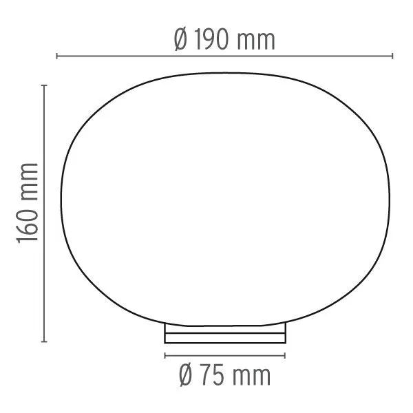 Glo-Ball Basic Zero Dimmer Table Lamp