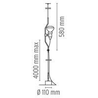 Parentesi D Gulvlampe Sort