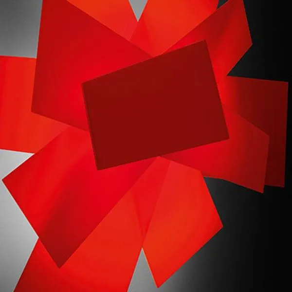 Big Bang Ceiling lamp/Wall Lamp Red