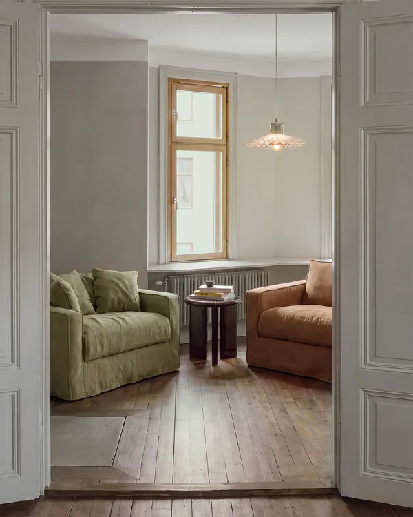Loom Love Seat fauteuil mosgroen