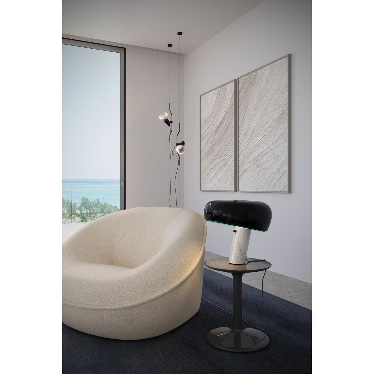 Snoopy Table Lamp Black