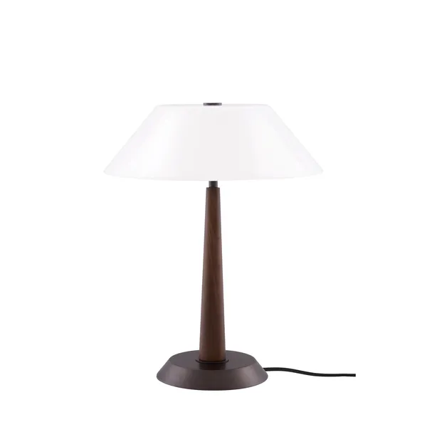 Ligna 29 Tischlampe Braun gebeizte Eiche/Bronze