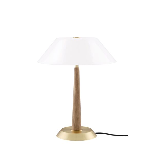 Ligna 29 Bordslampa Ek/Rå Mässing