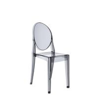 Victoria Ghost Dining Chair Gray