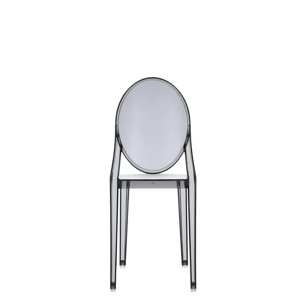 Victoria Ghost Dining Chair Gray