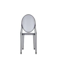 Victoria Ghost Dining Chair Gray