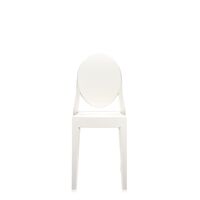 Sedia da Pranzo Victoria Ghost Bianco Brillante