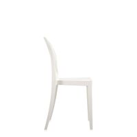 Sedia da Pranzo Victoria Ghost Bianco Brillante