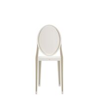Sedia da Pranzo Victoria Ghost Bianco Brillante