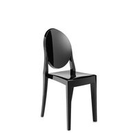 Victoria Ghost Spisebordsstol Blank Sort