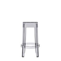 Charles Ghost Bar Stool H65 Gray