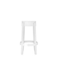Charles Ghost Bar Stool H65 Glossy White