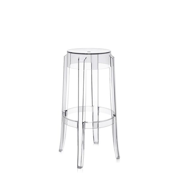 Charles Ghost Barhocker H75 Kristall