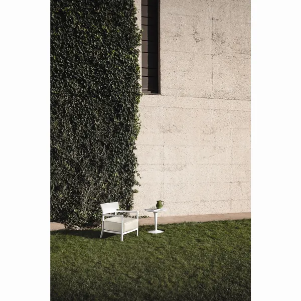 TIPTOP MONO Table D'appoint Blanc Brillant