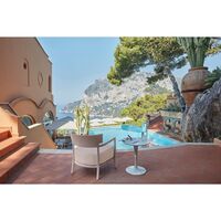 TIPTOP MONO Table D'appoint Blanc Brillant