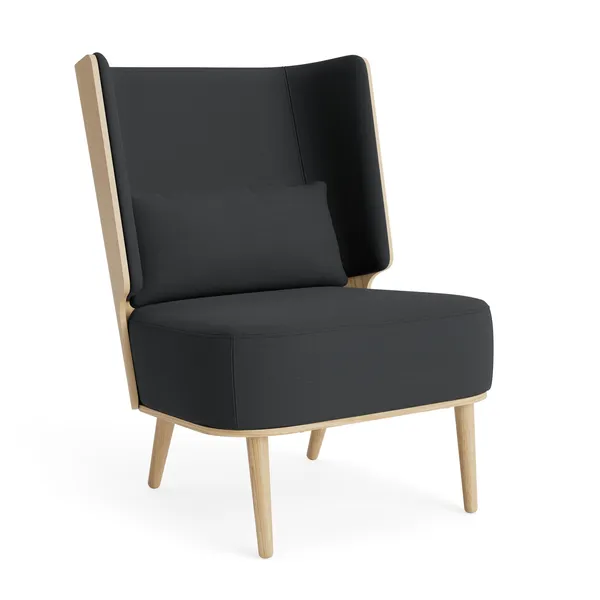 Serena Lounge Chair Natural Oak/Phantom Grey