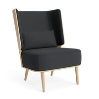 Serena Lounge Chair Natural Oak/Phantom Grey