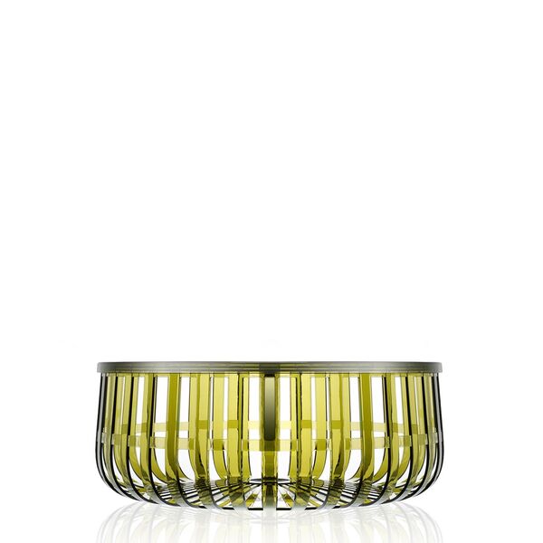 PANIER Basket Tummanvihreä