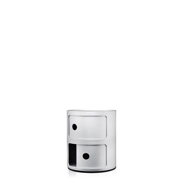Componibili 2 Cabinet Silver