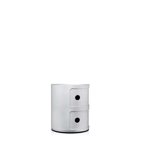 Componibili 2 Cabinet Silver