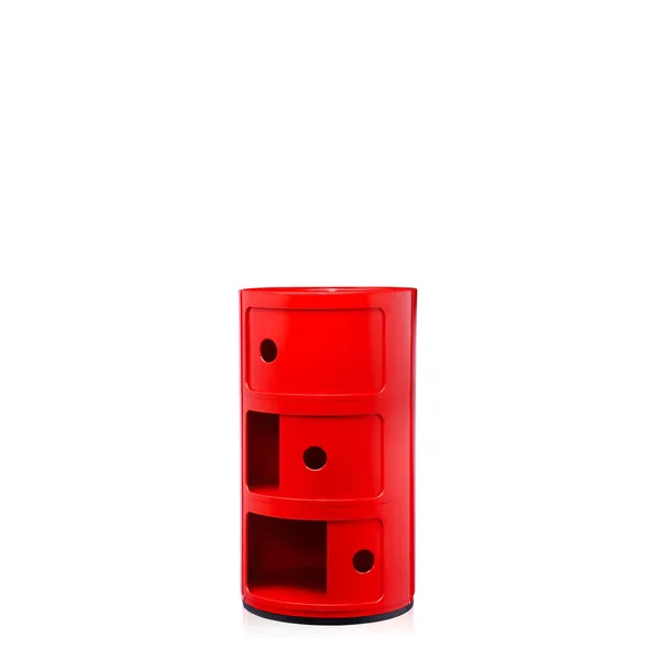 Componibili 3 Cabinet Red
