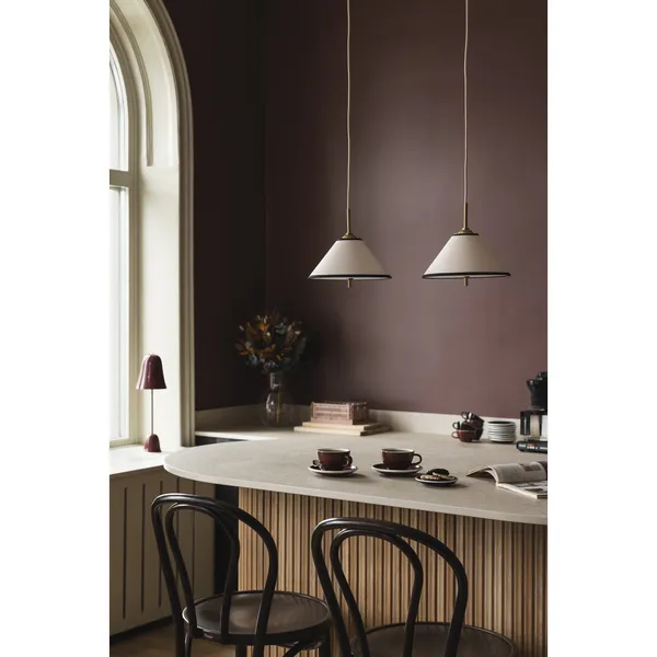 Iris 25 Pendant Cream/Black