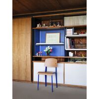 Standard Dining Chair Prouvé Blanc Colombe/Oak